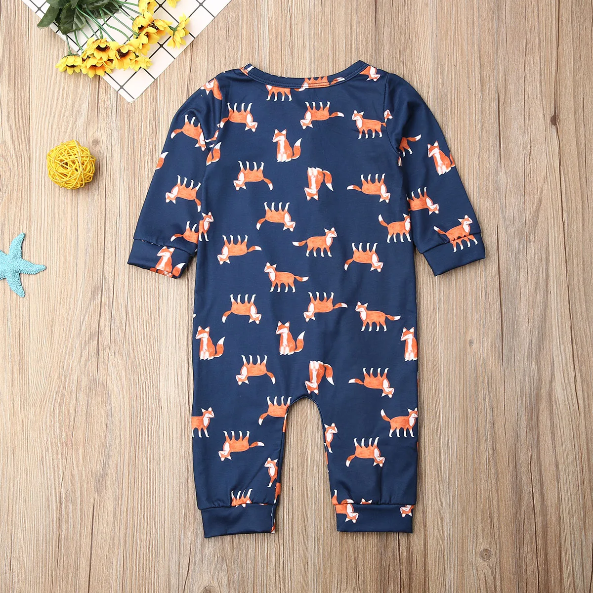 Ползунки для новорожденных мальчиков и девочек комбинезон хлопчатобумажный с