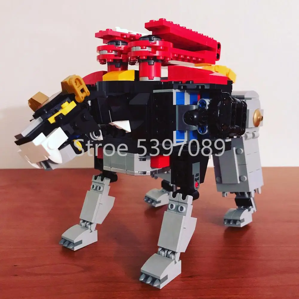 Строительные блоки 16057 в наличии совместимые с Legoinglys Ideas 21311 Voltron Defender of The Universe