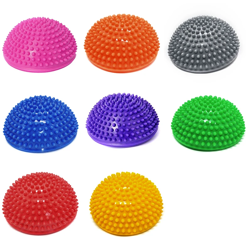 Полусферические шарики для йоги ПВХ массажный инструктор по упражнениям