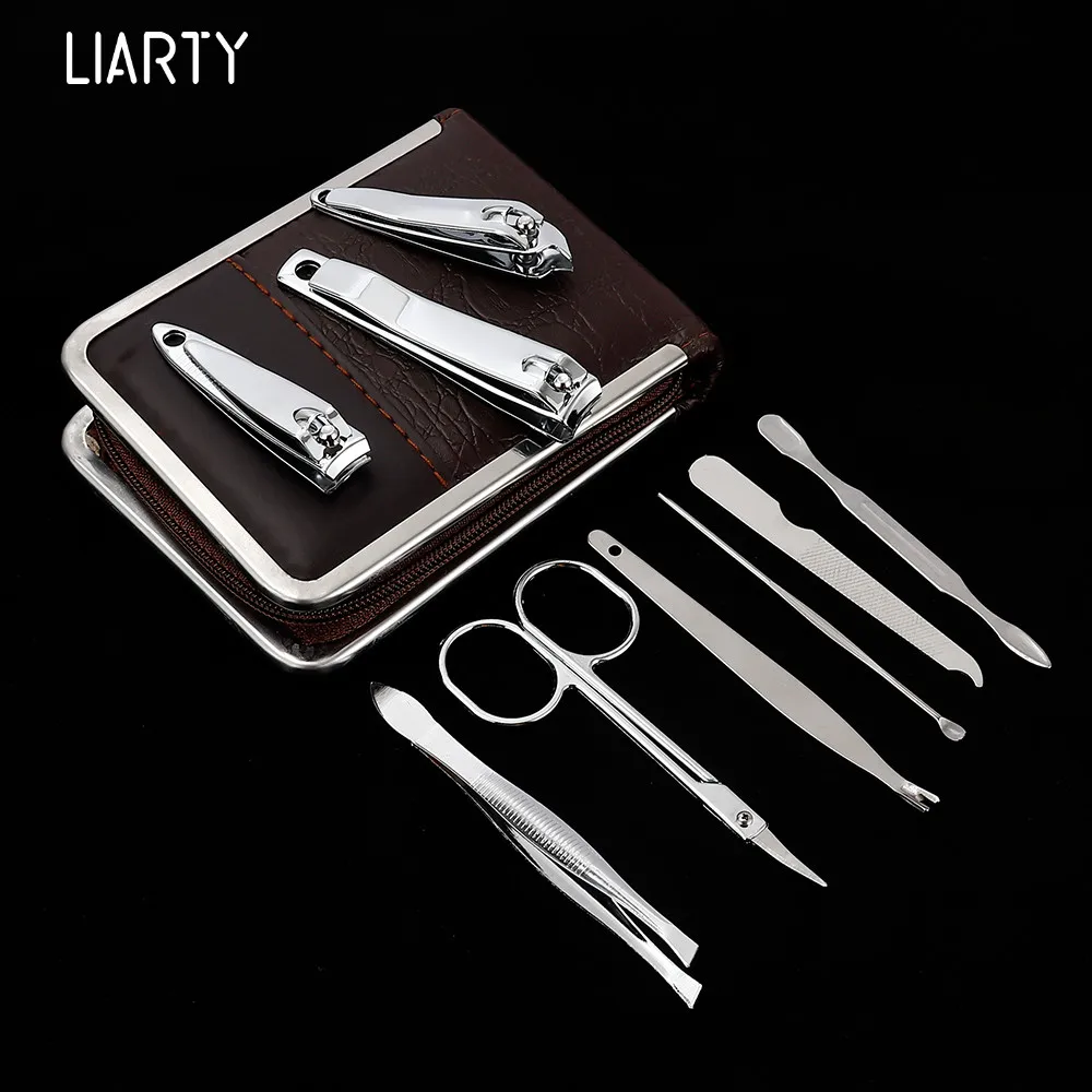 

Nail Cutter Professional Stainless Steel Manicure set Profession nail clipper Cuticle Utility Manicure Set Tools Kit of Pedicure