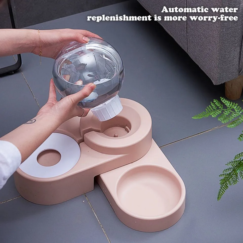 1.8L New Dog Cat Bowl Pet Food Container Water Dispenser Automatic Fountain for Kitten Feeding Basin | Дом и сад