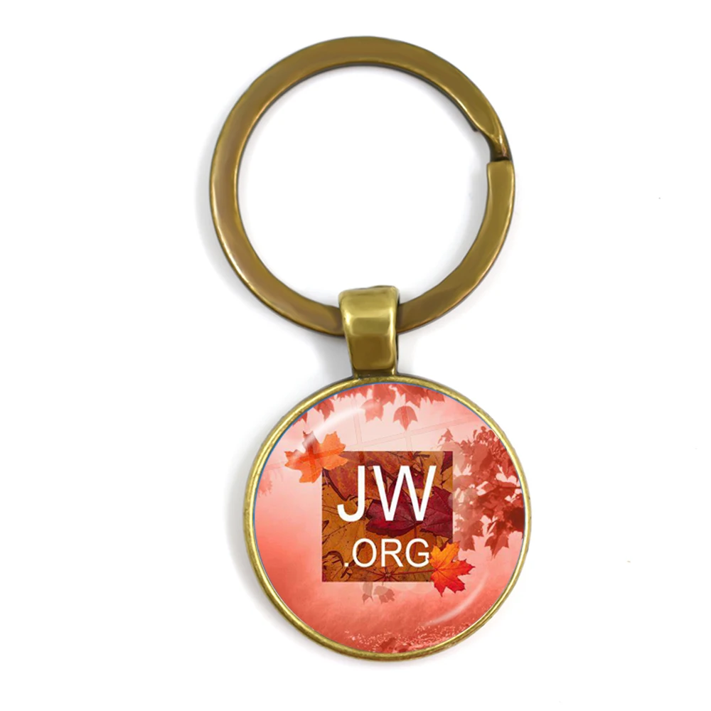 Брелок JW.ORG украшение в стиле стимпанк Свидетели иевы стеклянный брелок с
