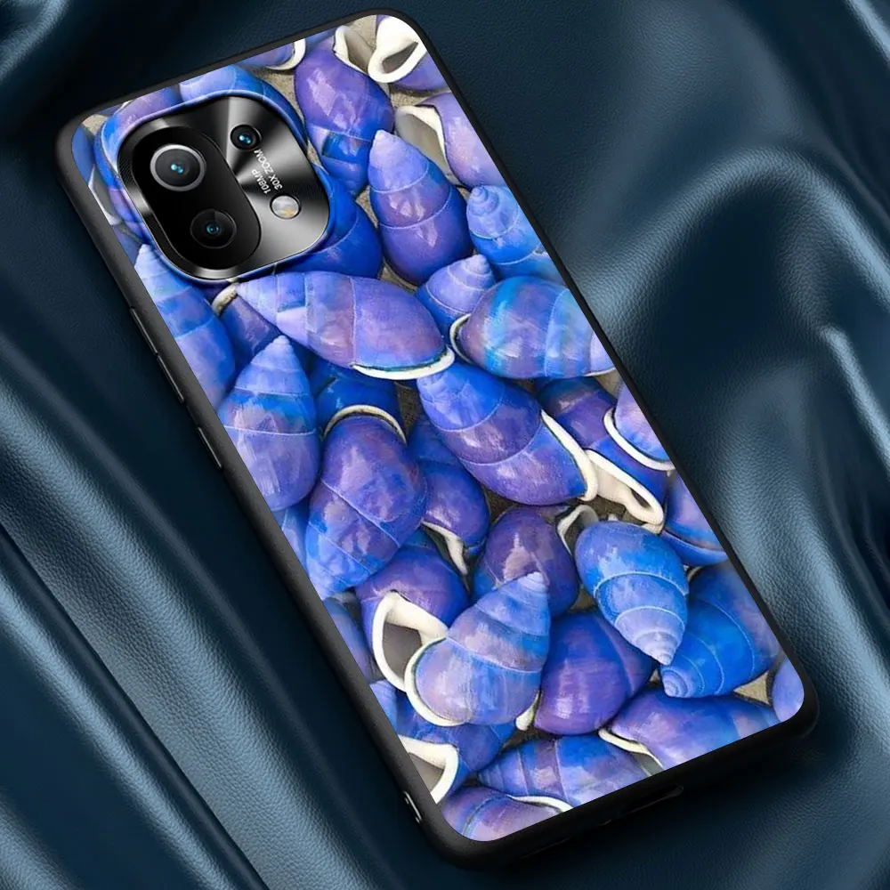 

Luxury Case for Xiaomi Mi Poco F3 X3 NFC 10S 10T 9T Note 10 Lite M3 11 11i 10S Ultra Silicone Shell Colorful Seashell On Sand