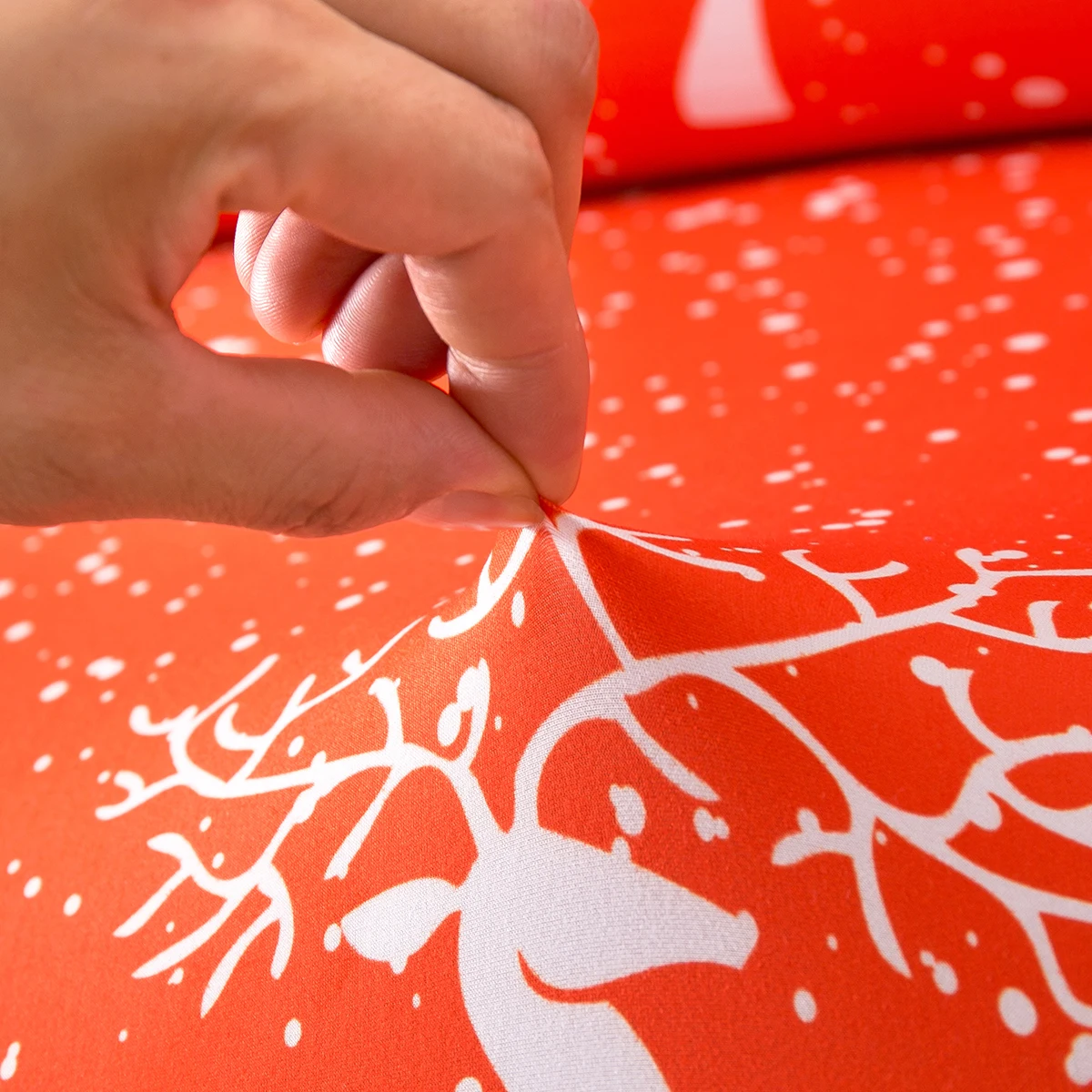 

Christmas Sofa Decor Elastic Sofa Cover Living Room Stretch Non-slip Couch Cover Elk Print Sofa Slipcover Chair Protector D30