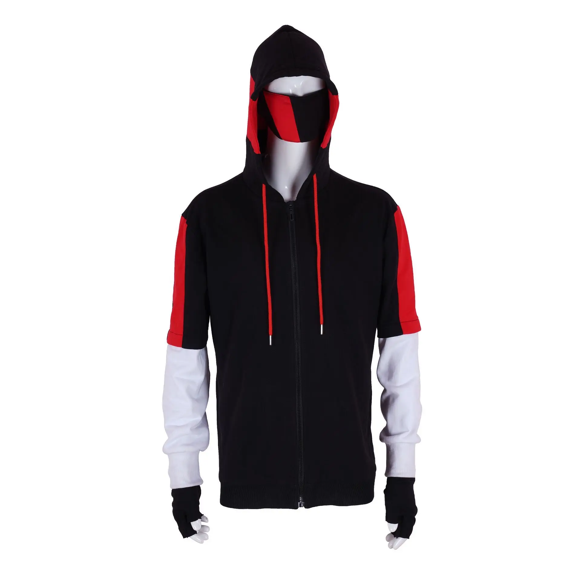 Костюм для косплея из игры Ikonik Skin толстовки куртка на молнии маска перчатки
