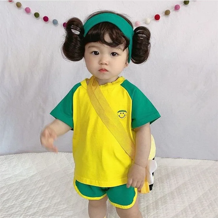 Hot Sale 2020 Hair accessories Fashion Cute Baby Girl Hair Wig Hat Cap Hairpiece Newborn Children Kids Girls Headbands Headwear