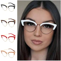 new anti blue light optical glasses women cat eye eyeglasses anti uv spectacles personality eyewear simplicity goggles