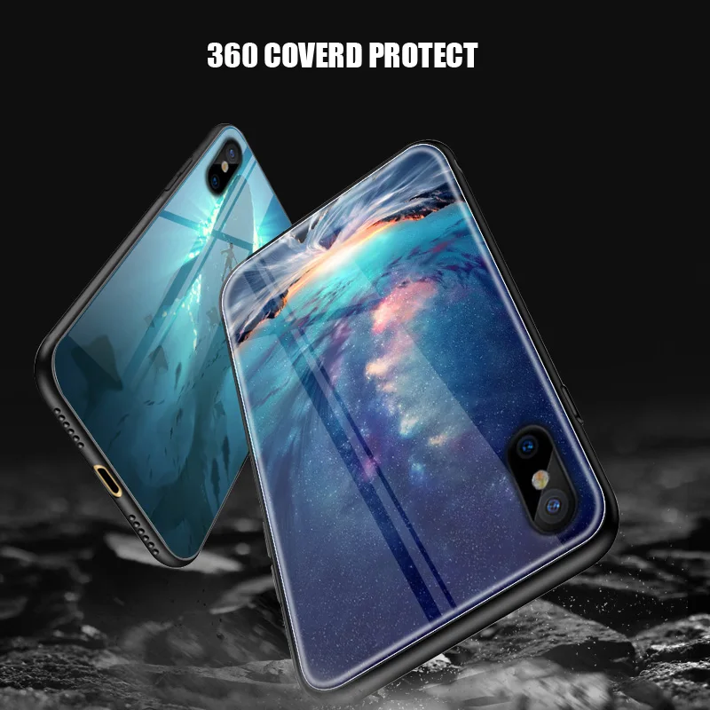 Силиконовый чехол для iPhone X мягкий ТПУ телефона задняя крышка Iphone полная защита