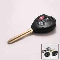 1 x remote key shell case for toyota with buttons remote uncut blank key fob keyless entry shell case for toyota rav4 3 button