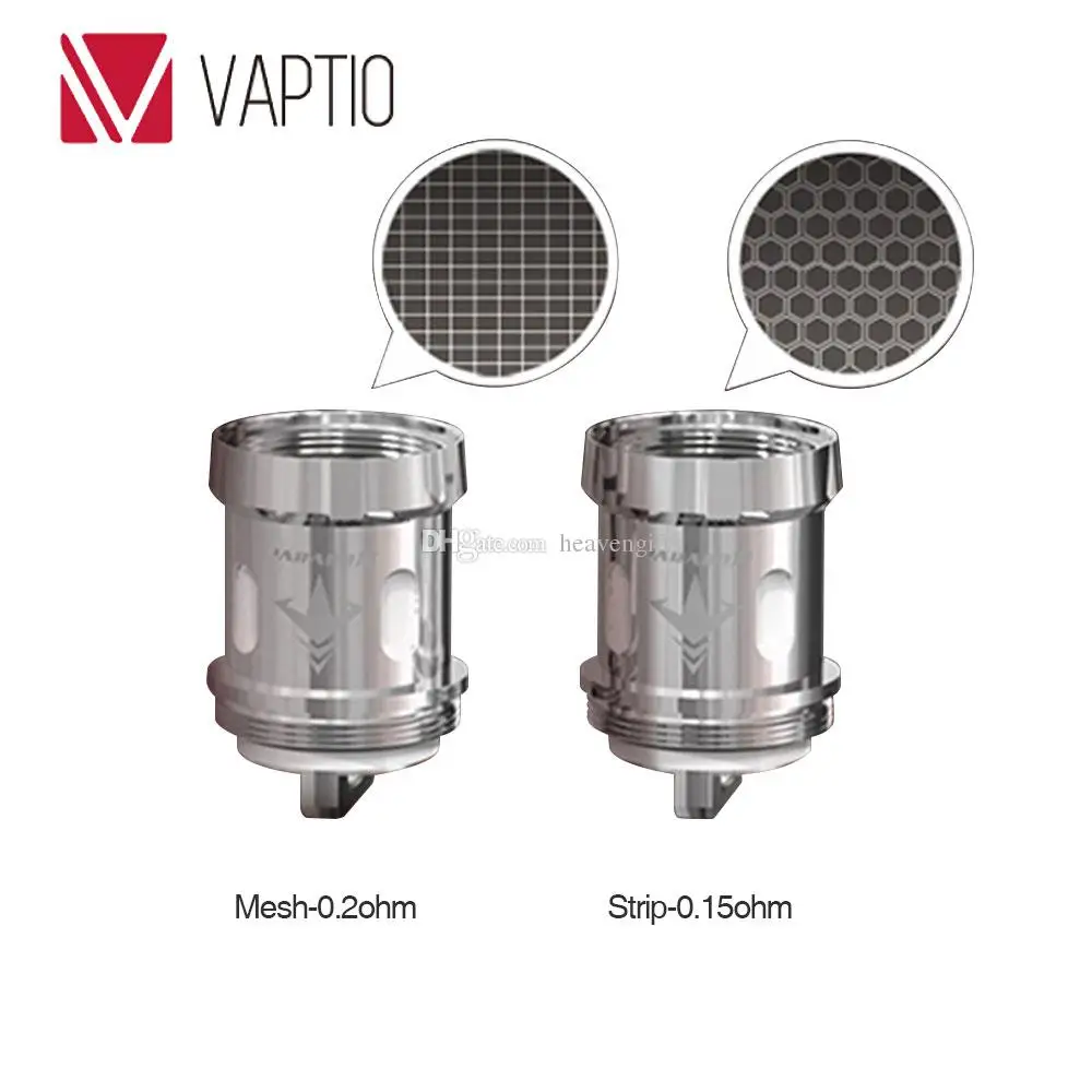 5 шт./лот электронная сигарета Vaptio Paragon 0.15ohm 0.2ohm сетка/полоса катушки подходит C2