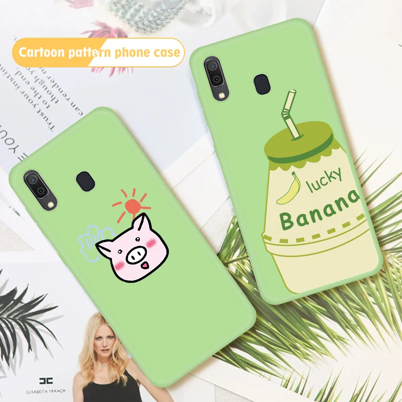 Мягкий силиконовый бампер с рисунком кота для samsung Galaxy A50 чехол для телефона CoverA30 A40 A60 A70 A10 A20 M 10 20 30 40 Coque