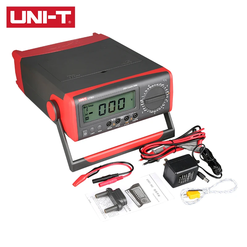 

UNI-T UT801/UT80/ UT803 Bechtop Digital Multimeter Manual range portable desktop AC and DC power supply dual-purpose