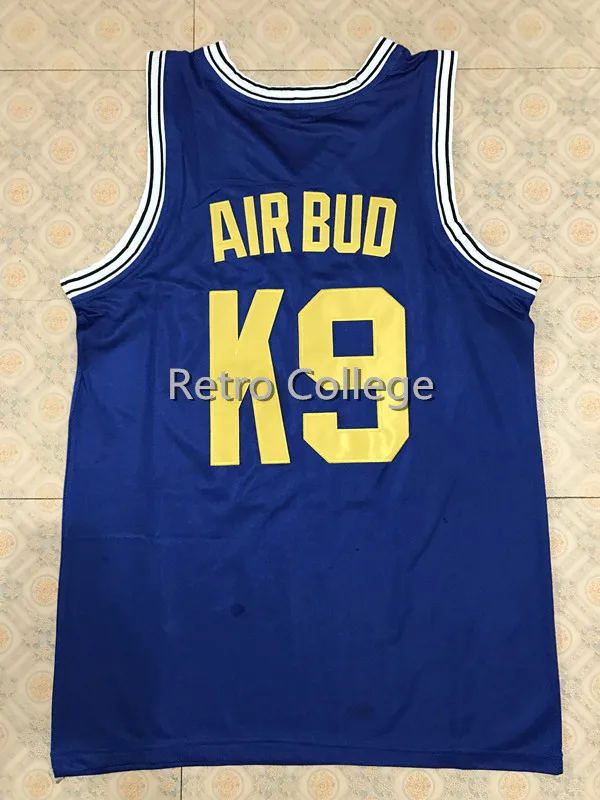 

Air Bud K9 Timberwolves bule Basketball Jersey Mens Stitched Custom Any Number Name jerseys