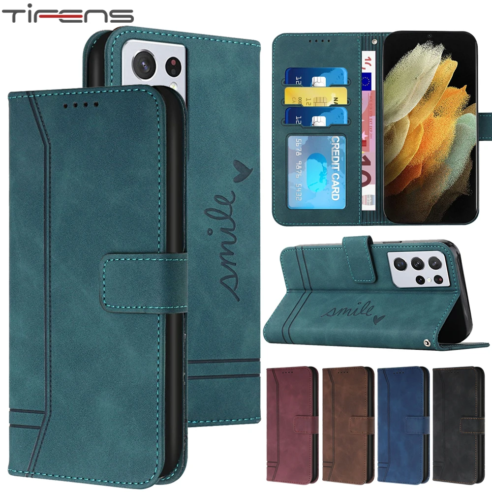 

Matte Leather Case For Samsung Galaxy S21 S20 FE S10 S9 S8 Note 20 10 9 8 Ultra Plus S7 Edge Flip Wallet Cards Phone Bags Cover