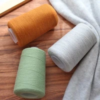 2pcs cashmere is soft comfortable strong close knit fine thread bobbin yarn and color card hand knitted wool