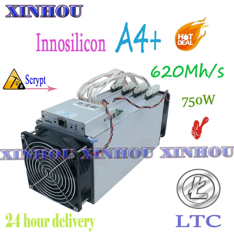 Б/у asic шахтер Innosilicon A4 + LTCMaster 620Mh/S 750W LTC врубовая машина SCRYPT лучше чем A9 D9 antminer l3 R1 S9