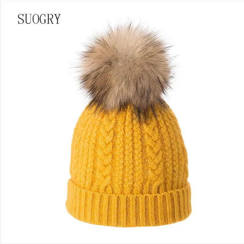 Кашемировые вязаные женские шапки SUOGRY зимняя шапка в клетку Женская плотная