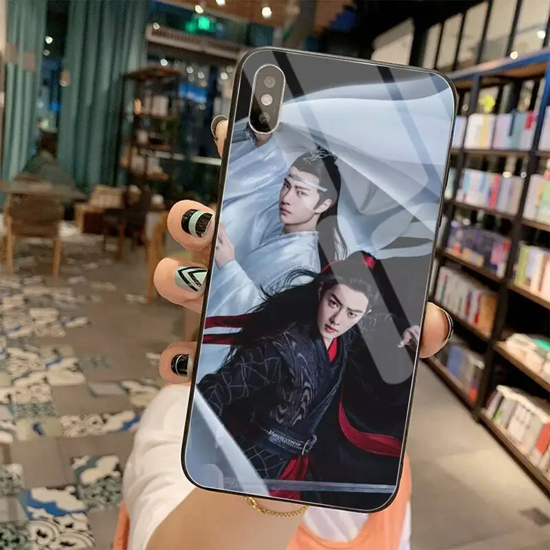 

Dabieshu Wang Yibo Xiao Zhan The Untamed Soft Phone Case Tempered Glass For iPhone 11 Pro XR XS MAX 8 X 7 6S 6 Plus SE 2020 case