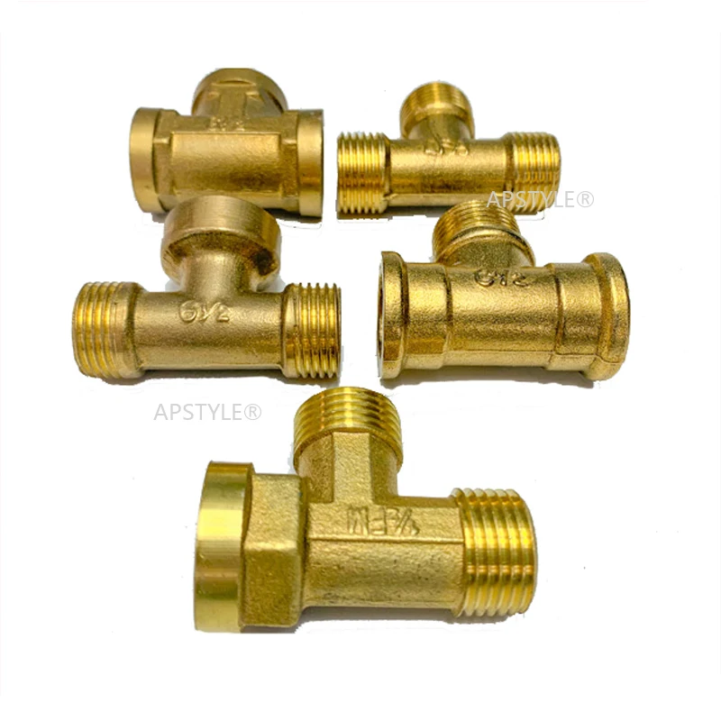 APS Тройник Типа BSP латунный тройник с наружной и резьбой 3 способа 1/8 1/4 3/8 1/2 дюйма