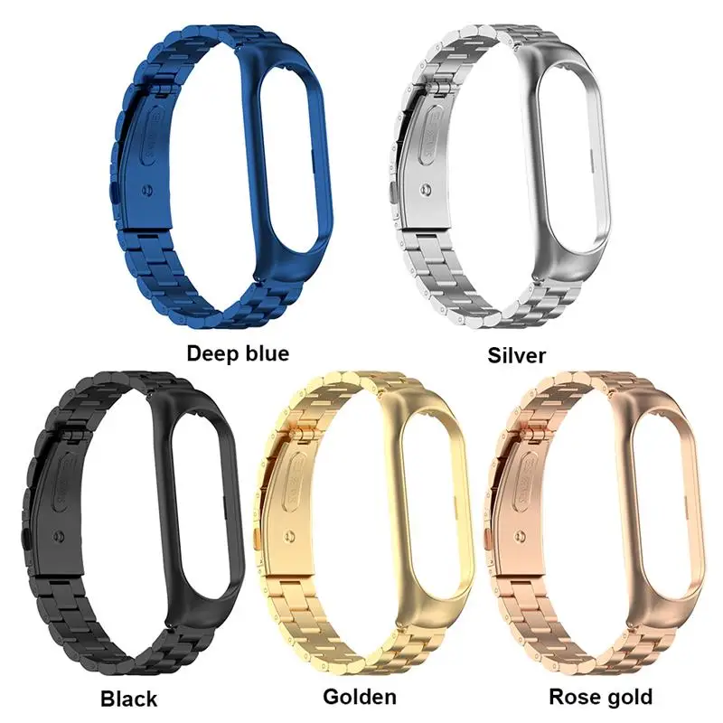 

Wristband Stainless Steel Adjustable Watchband Watch Strap Waterproof Sport Bracelet Replacement For Xiaomi 5 Watch