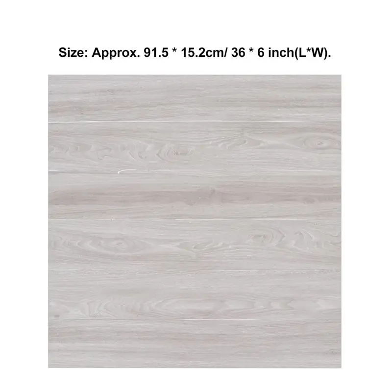 

Самоклеящаяся напольная плитка из ПВХ 91,44x15,24 см, текстура древесины, 4,18 квадратных метров, напольное покрытие (ZM065)