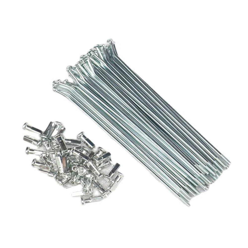 

8G 173mm 36 Pcs Wheel Steel Spokes Nipples for Pit Bike Enduro Spokes Steel Wire Cap Hat for CRF KXF YZF WR BSE
