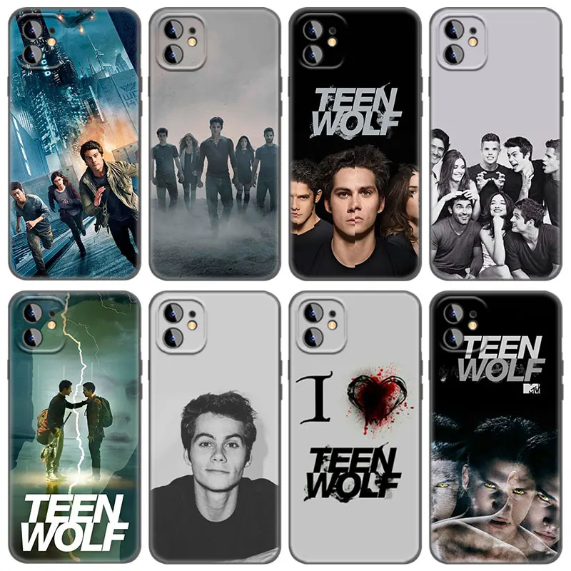 Чехол Teen wolf для телефона Apple iPhone 13 12 Mini 11 Pro Max XR X XS MAX 6 6S 7 8 Plus 5 5S SE 2020 черный чехол Coque