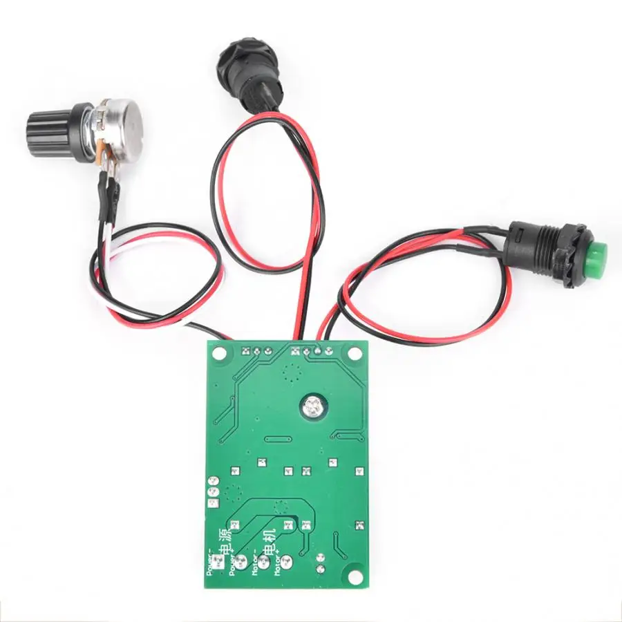 Мягкий пусковой PWM DC регулятор скорости двигателя 6~ 24 В CW CCW переключатель вращения контроллер беззамочные Переключатель Регулятор Двигателя