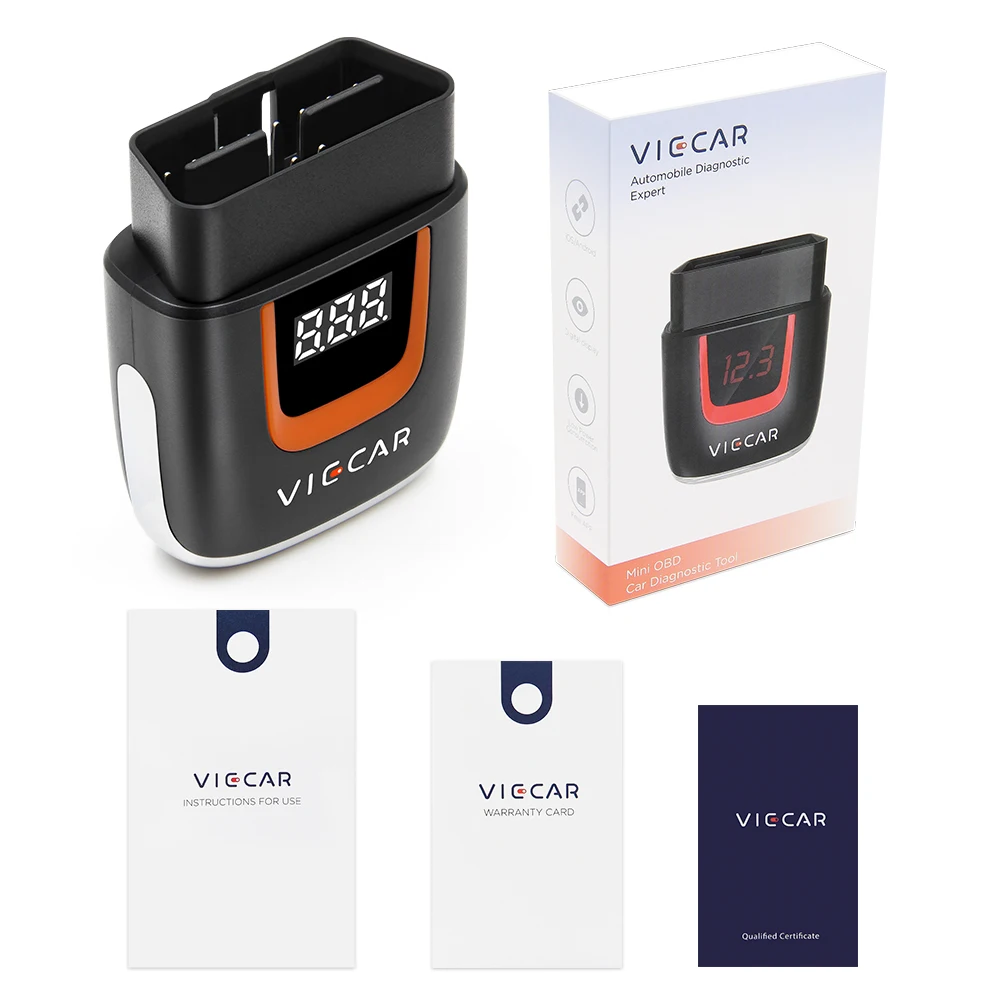 Viecar ELM327 V2.2 OBD2 считыватель кодов Bluetooth 4 0 WIFI USB Type-c для Android/IOS сканер ELM 327 OBD 2