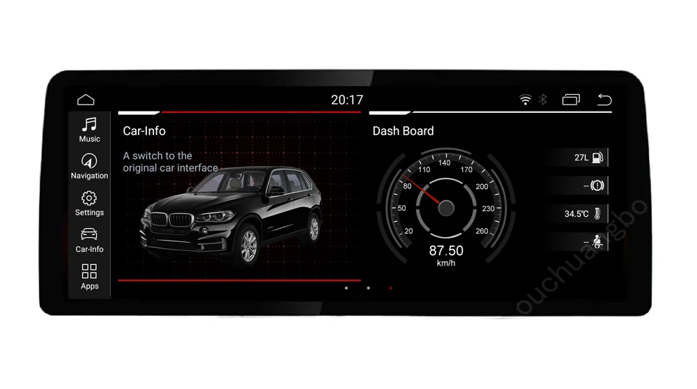 구매 Ouchuangbo 라디오 스테레오 Gps 12.3 인치 BMW X1 F48 2016-2020 멀티미디어 무선 Carplay 1080P 비디오 플레이어