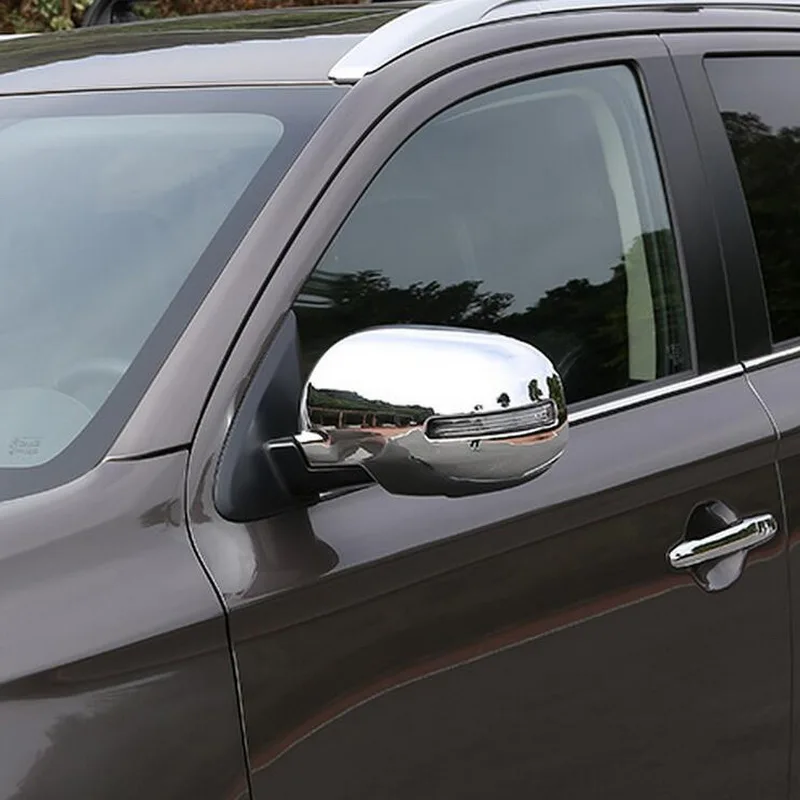Tonlinker внешнее зеркало заднего вида с поворотным светом наклейки для Mitsubishi Outlander
