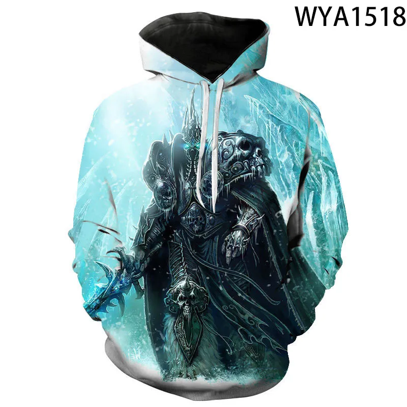 

Game Warcraft Men Women Children Sweatshirts 3D Printed Fashion Streetwear Casual Long Sleeve Hoodies
