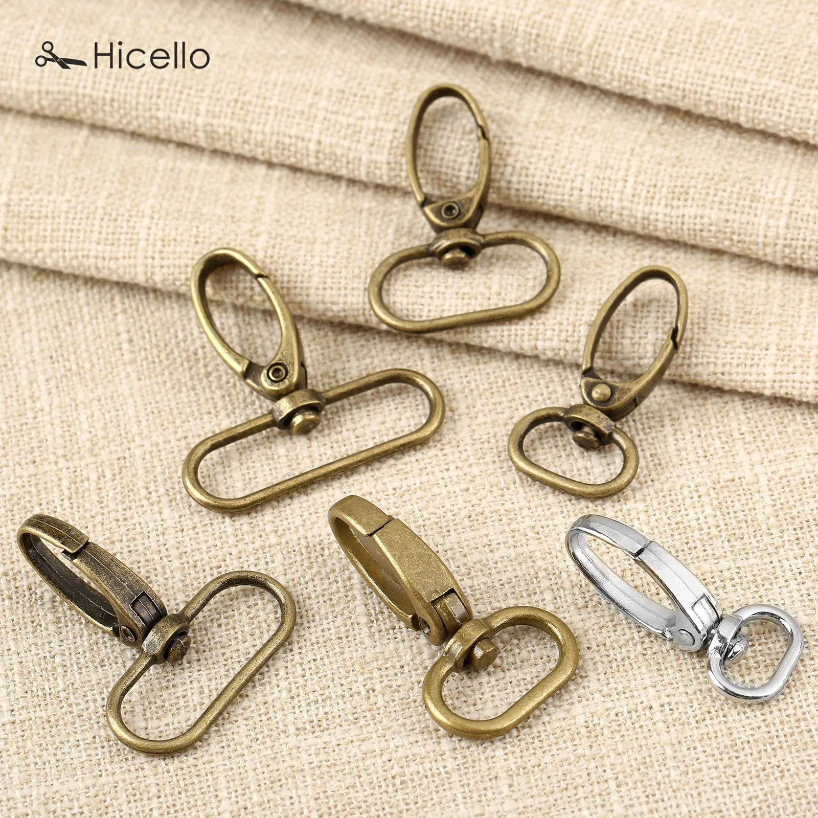 20 шт./лот металлические застежки-карабины для багажа сумок застежка-лобстер