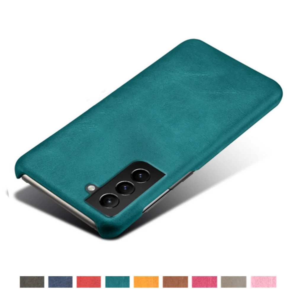 

Luxury Vegan PU Leather Cover For Samsung S21 FE 5G S21+ Note 20 Ultra Funda Wearable Slim Case For Galaxy F62 F52 M62 S21fe 5G