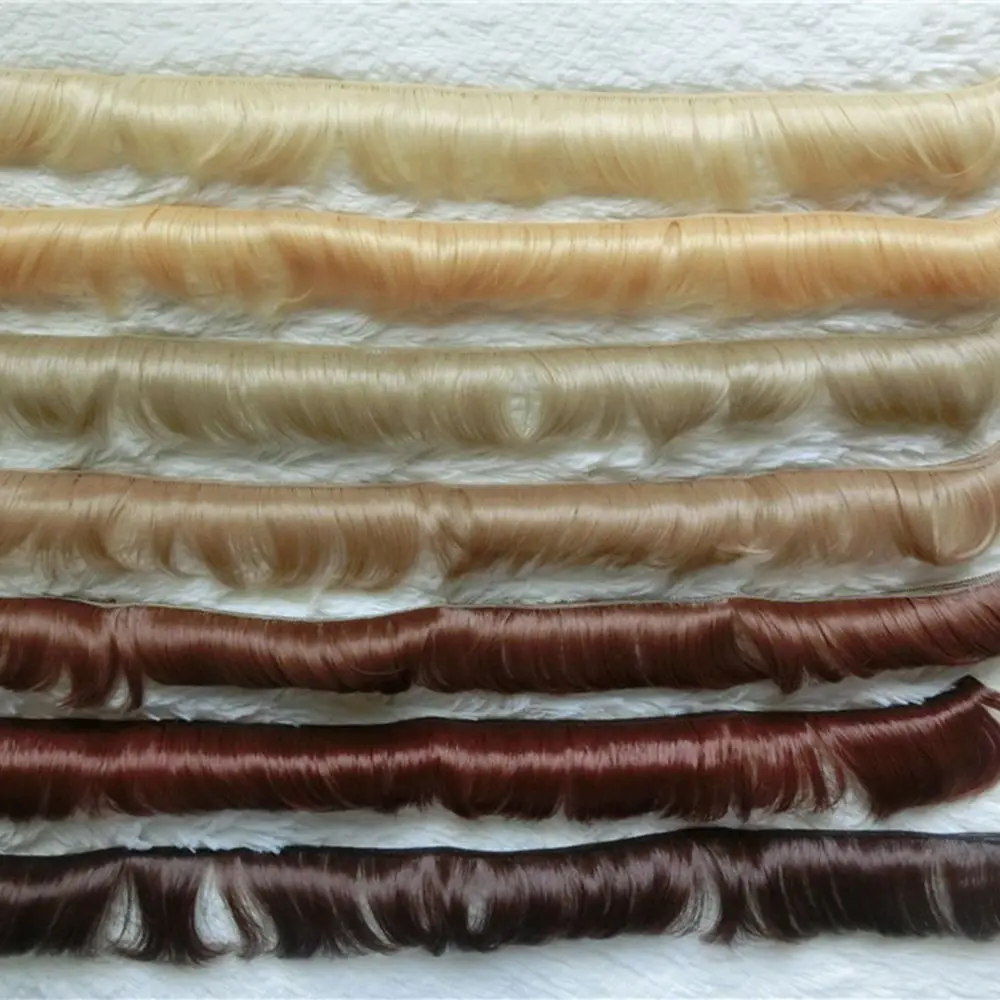 Парики для куклы сделай сам короткие вьющиеся волосы с бахромой шарнирной SD 5 см