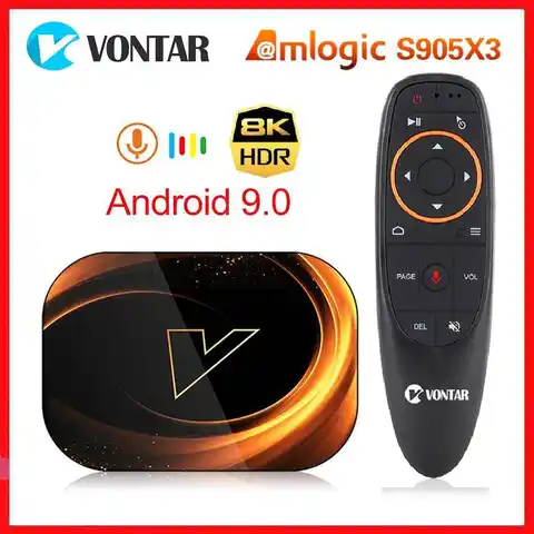 ТВ-приставка Vontar X3 Amlogic S905X3, Android 128, 4 + 64 ГБ, 32/1000 ГБ