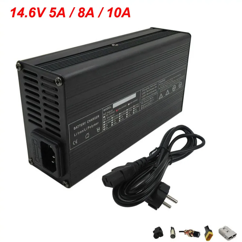 12 V 10A 20A LiFePO4 Батарея Зарядное устройство 14 6 5A 8A 25A быстро для 4S Вольт литий железо