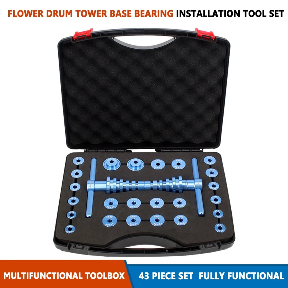 

Bicycle Bearings Installer Extractor Hand Press Kits Wheel Hub Mount Tool Set Bicycle Repair Maintenance Tools