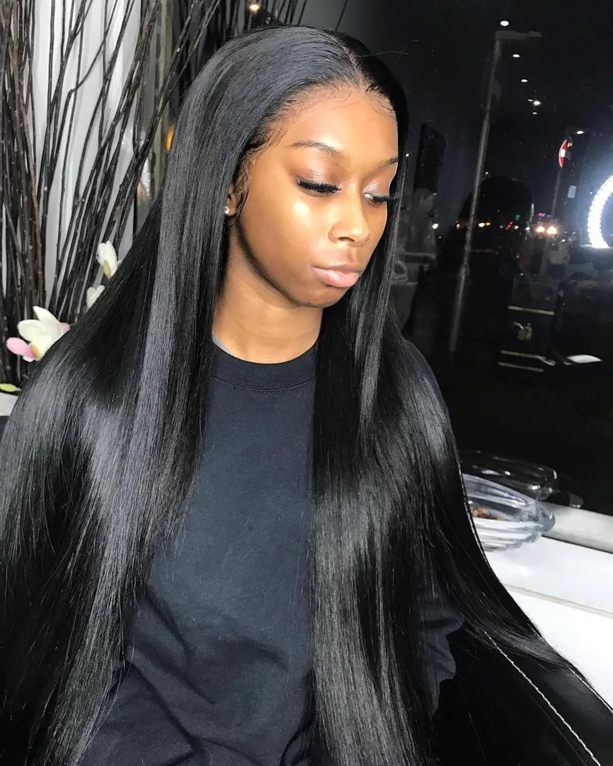 Короткие необработанные натуральные волосы пряди прямые длинные 28 30 дюймов