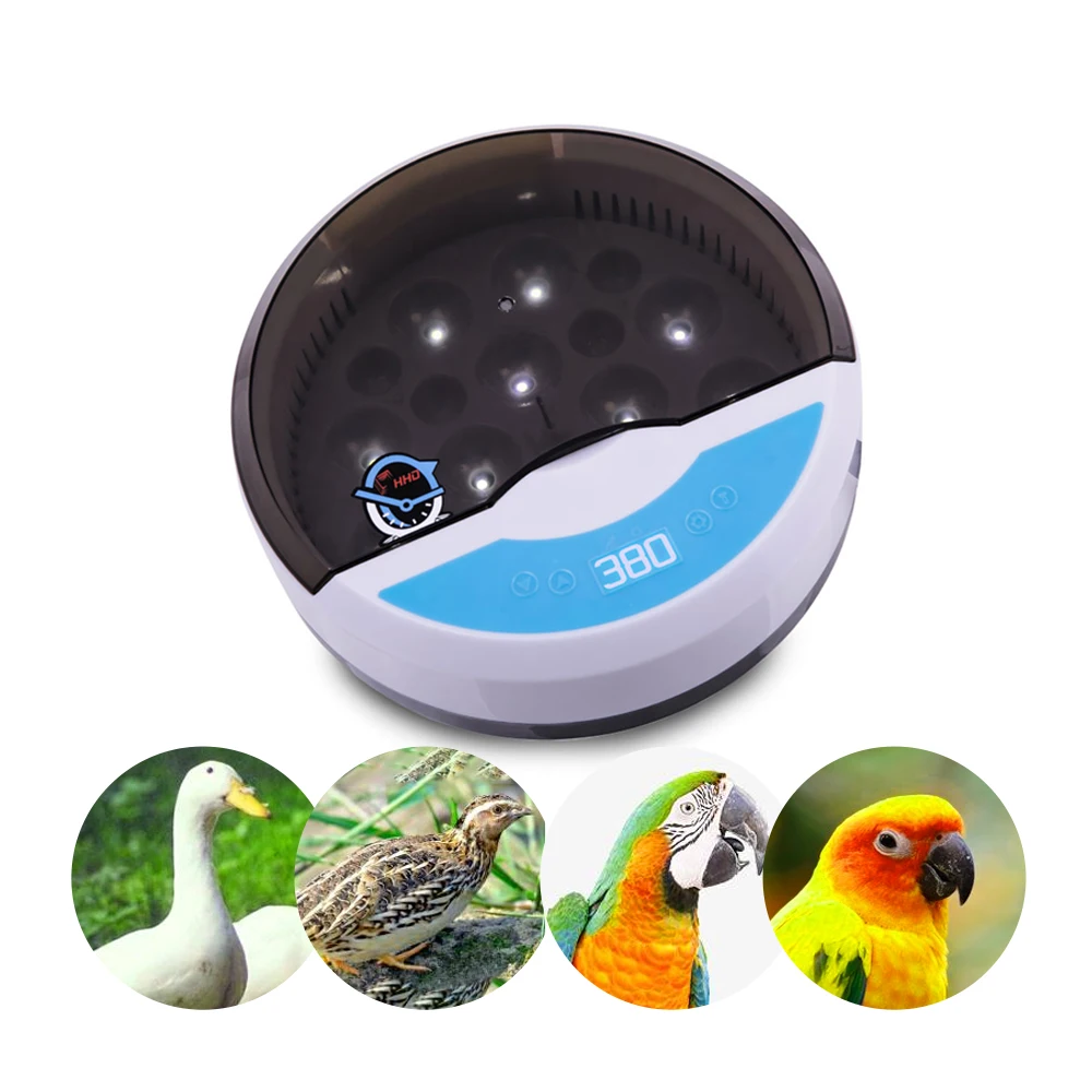 

Newst Fully Automatic LED Incubator 9egg Temperature Humidity Chicken Incubator Farm Hatchery Machine Accessories For Bird Quail