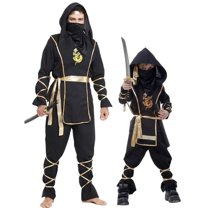 

Umorden Halloween Dragon Ninja Costume Men Boys Warrior Swordsman Cosplay for Adult Kids Fancy Carnival Party Clothes