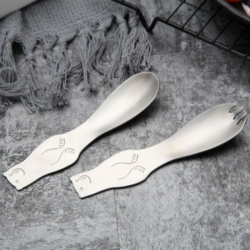 Полярный медведь кофейная ложка креативный мультфильм десертное мороженое