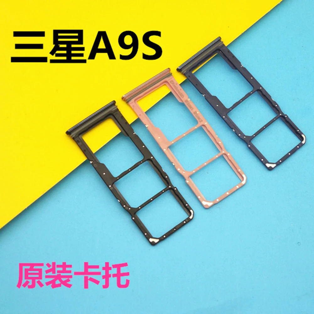 

Sim Tray Holder For Samsung Galaxy A9s A9200 SIM Card Tray Slot Holder Adapter Socket Repair Parts