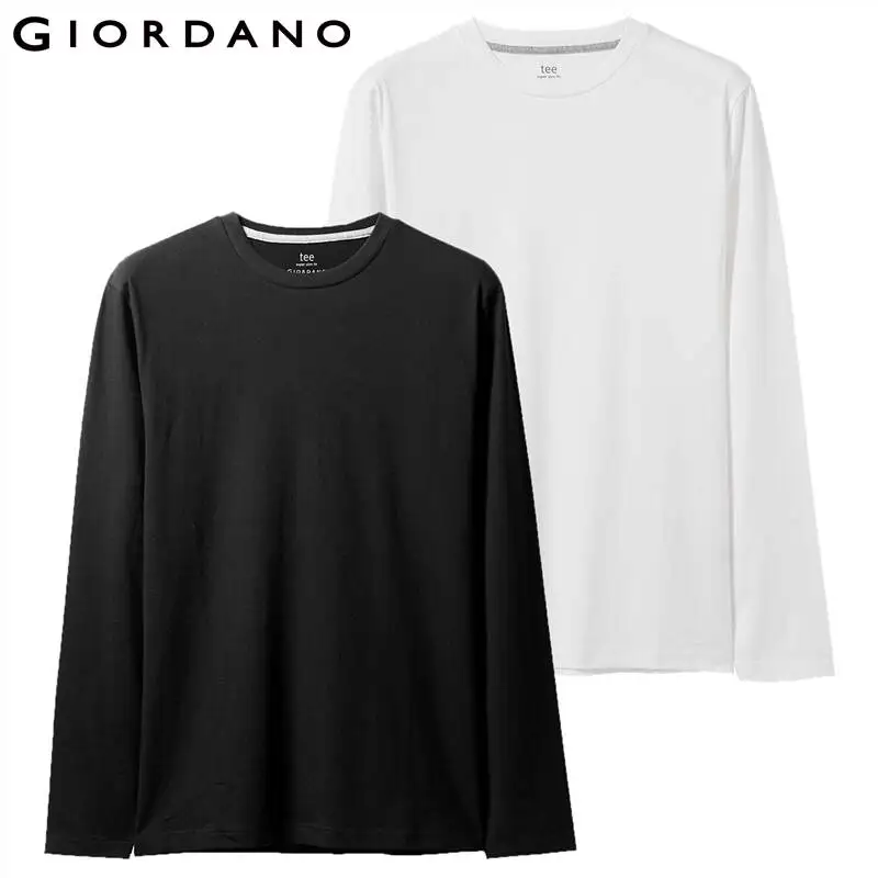 Giordano две мужские водолазки с длинными рукавами и круглым вырезом под шею имеется