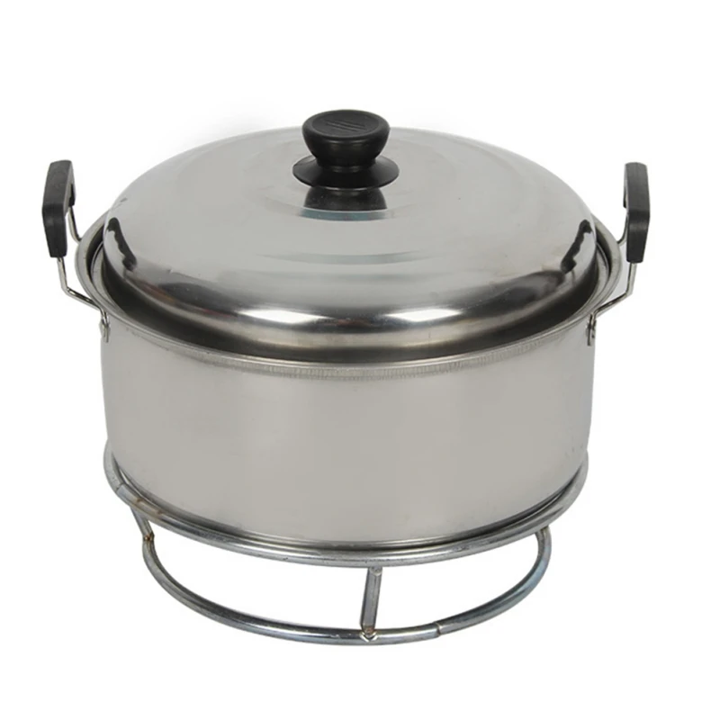 Подставка для кастрюль из нержавеющей стали толстая двухслойная антиожоговая