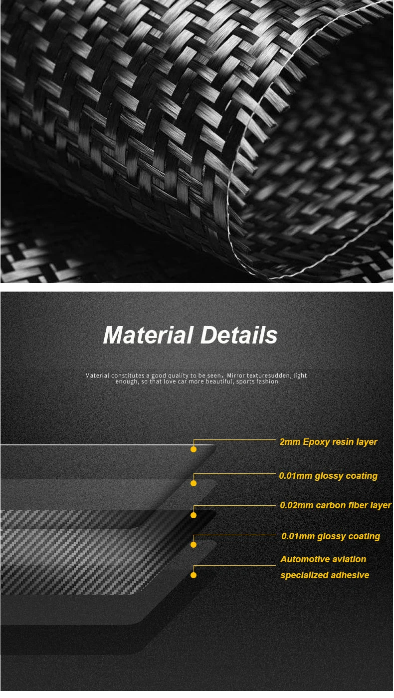

Carbon Fiber Car Interior Decoration Sticker For Audi A6 A1 A3 A4 A6 A7