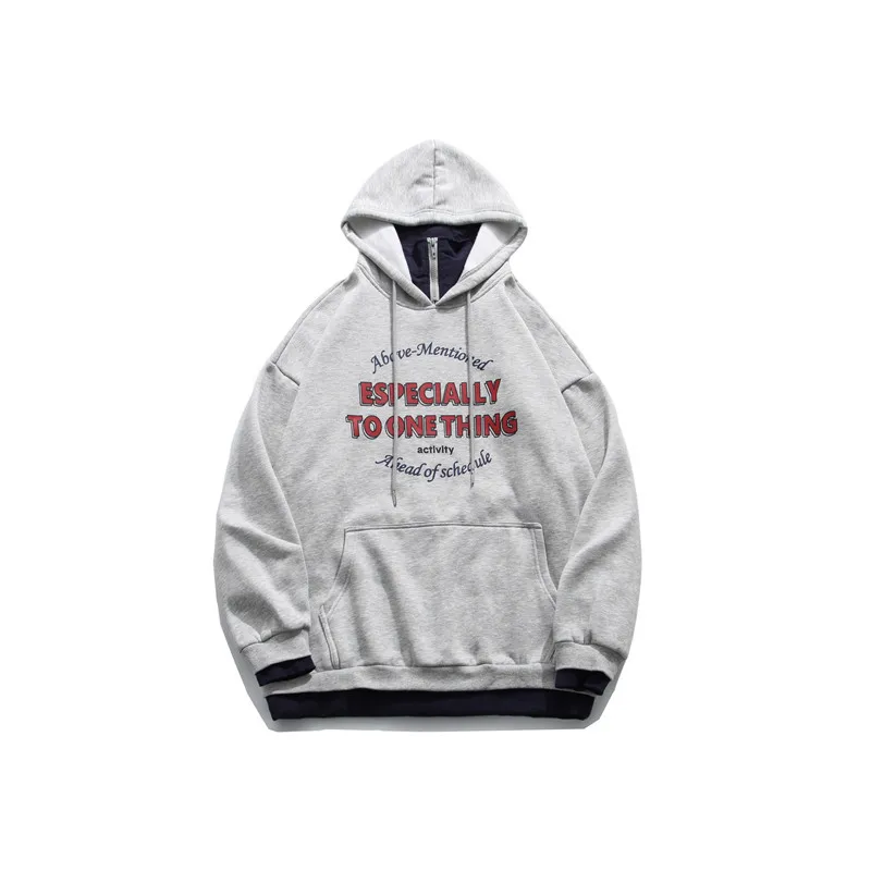 

Henry Harajuku holiday two hooded loose Plush couple's sweater men's BF Korean autumn and winter fashion