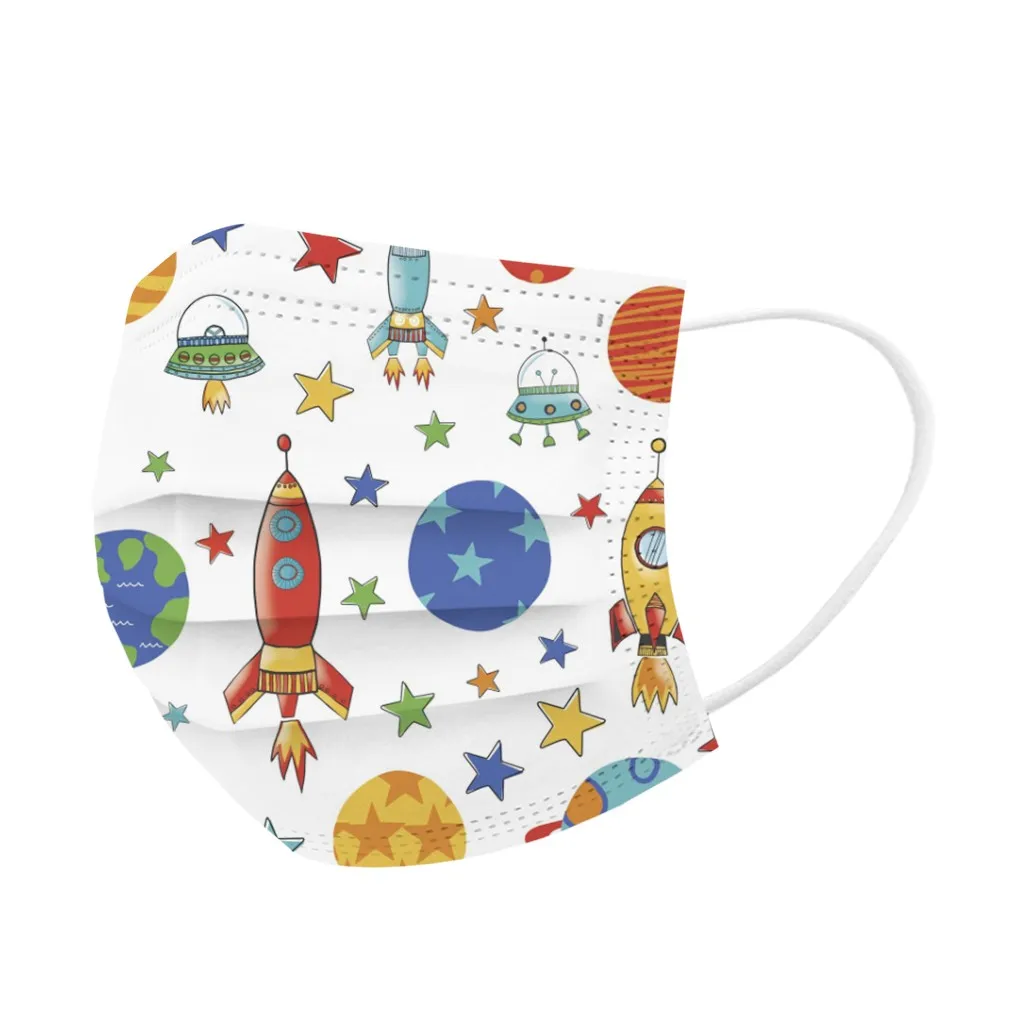 Ушная маска для детей одноразовая мультяшная высокоэффективная фильтрация 3