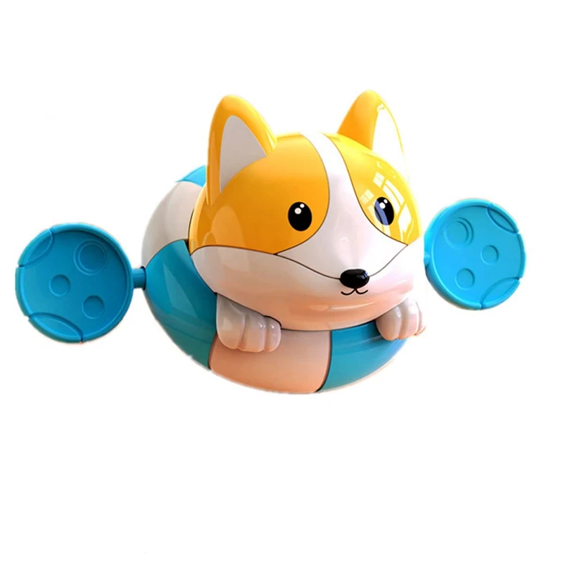 

Wind-Up Corgi Bathroom Toys Corgi Bath Toys for Kids Baby Water Games Bathtub Swimming Dog Cute Cartoon Bathroom Toy