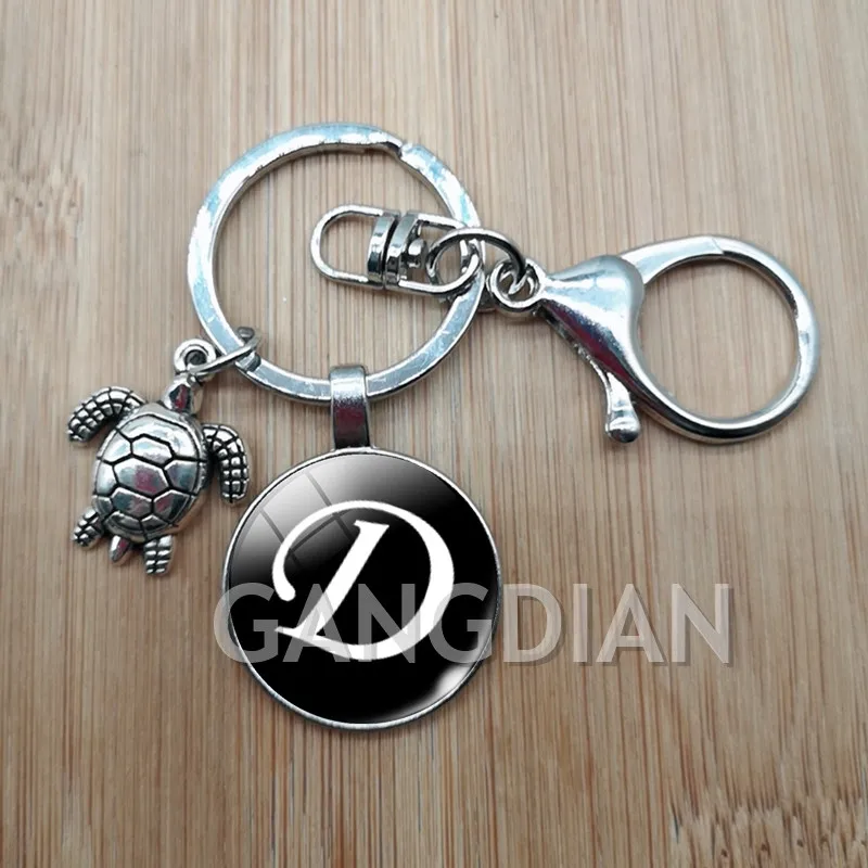 Лучший друг пара подарок для парня девушки 26 первая буква стеклянная черепаха DIY